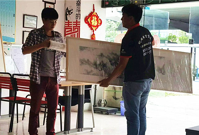 國(guó)畫(huà)、卷軸航空快遞
